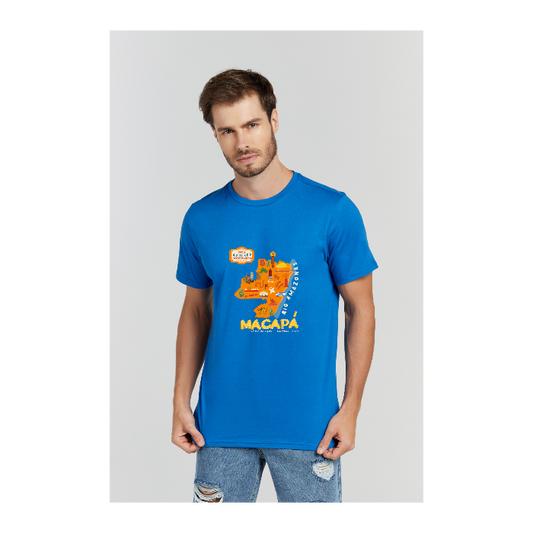 Camiseta Premium Azul Royal