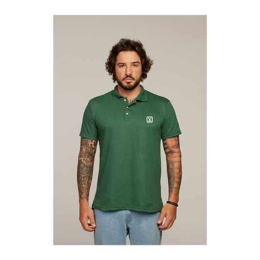 Camisa Polo Verde Musgo