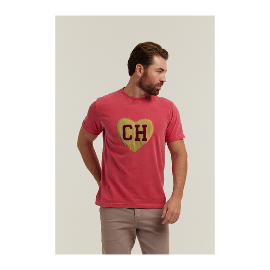 Camiseta Estonada Vermelho