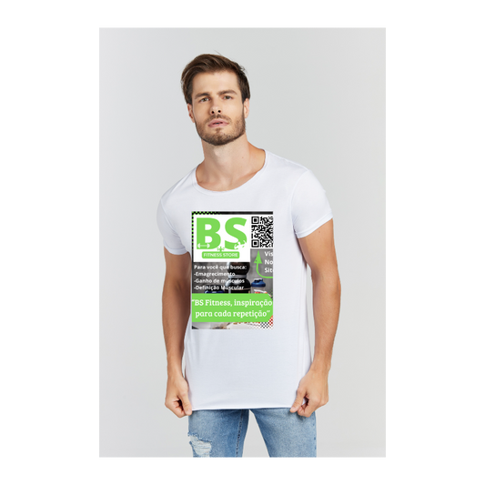 Camiseta Longline Branco