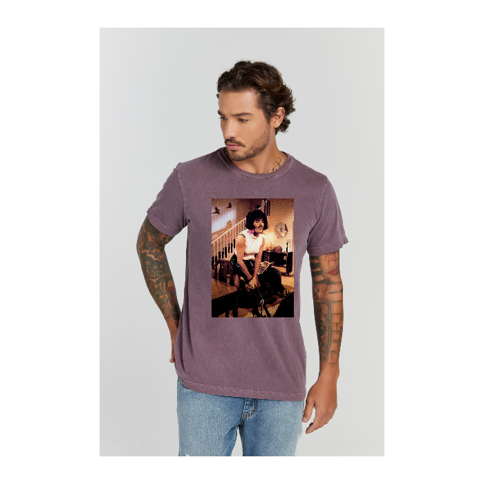 Camiseta Estonada Roxo