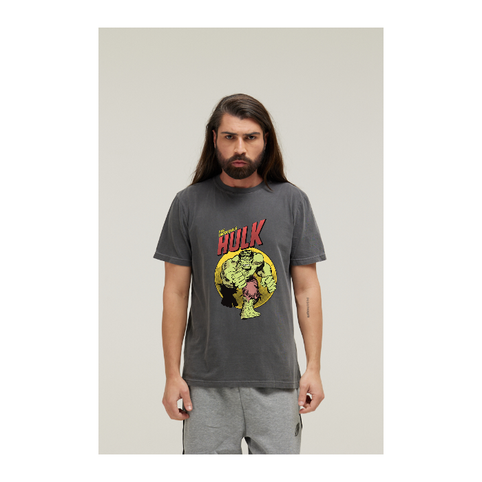 Camiseta Estonada Cinza Chumbo