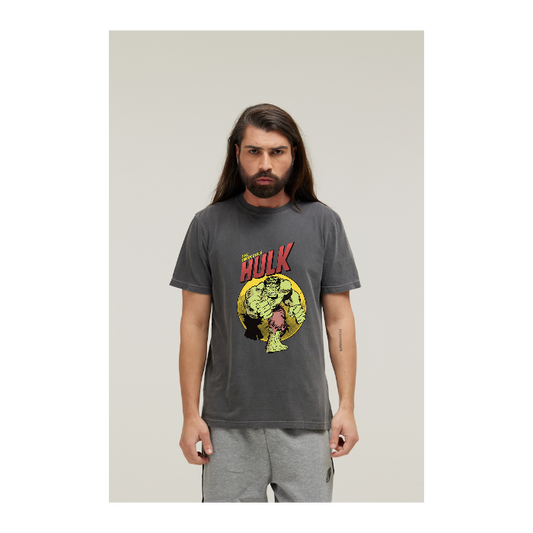 Camiseta Estonada Cinza Chumbo