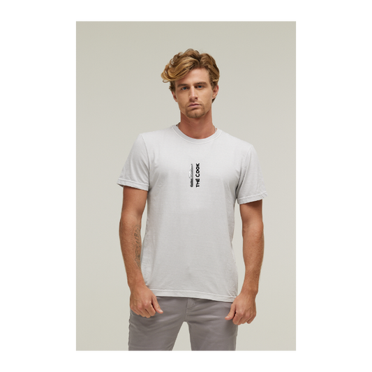 Camiseta Estonada Branco Gelo