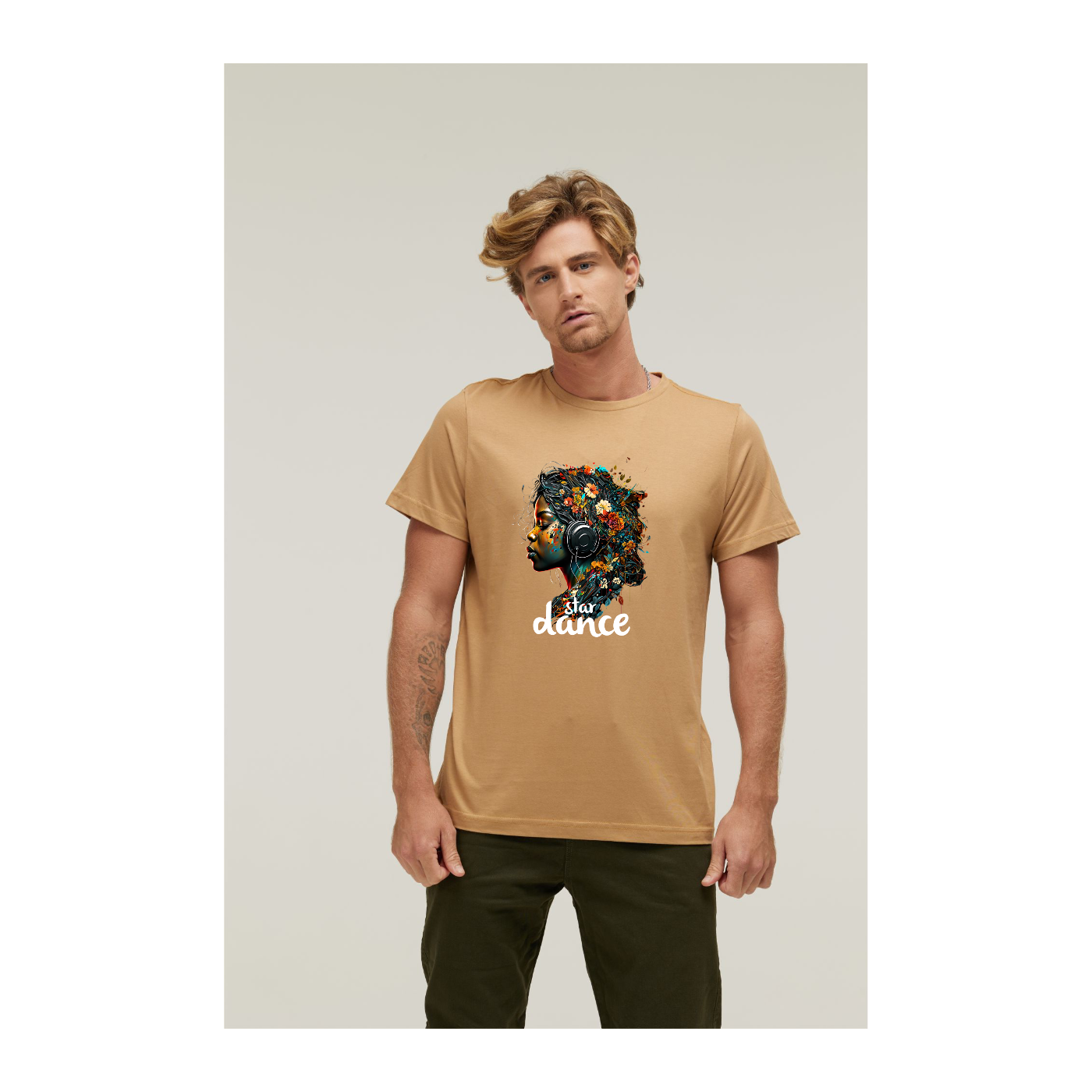 Camiseta Premium Caramelo