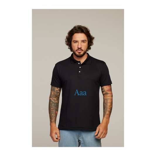 Camisa Polo Preta