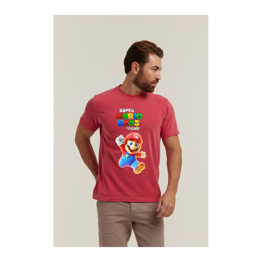 Camiseta Estonada Vermelho