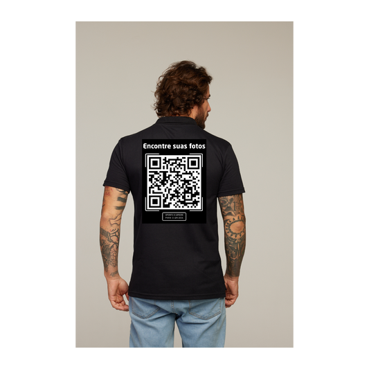 Camisa Polo Preta