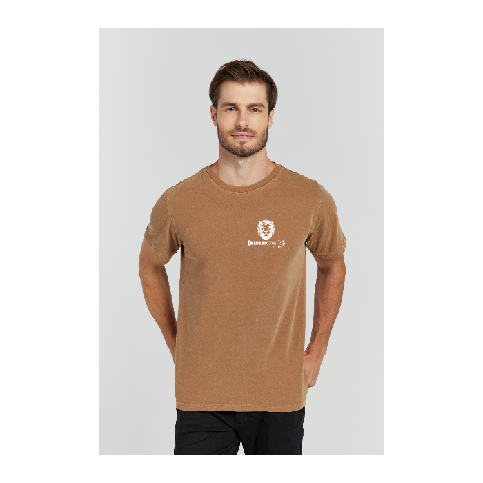 Camiseta Estonada Marrom