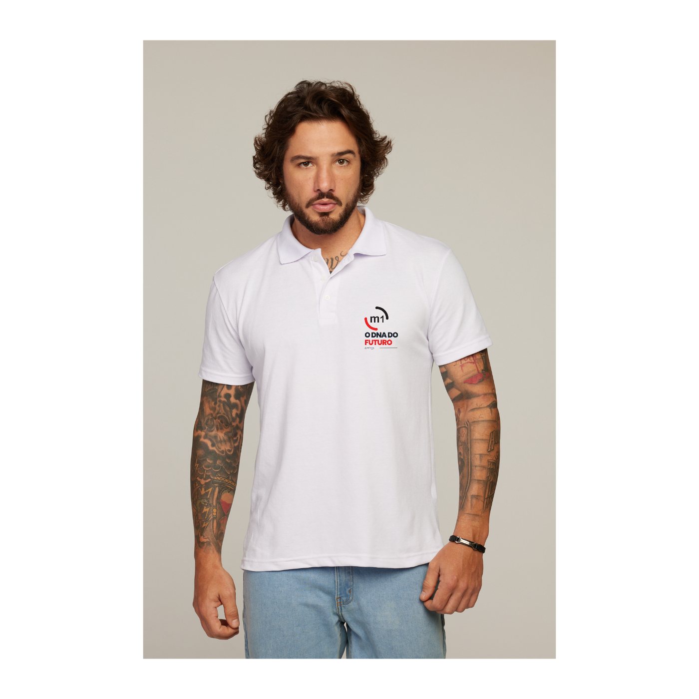 Camisa Polo Branca