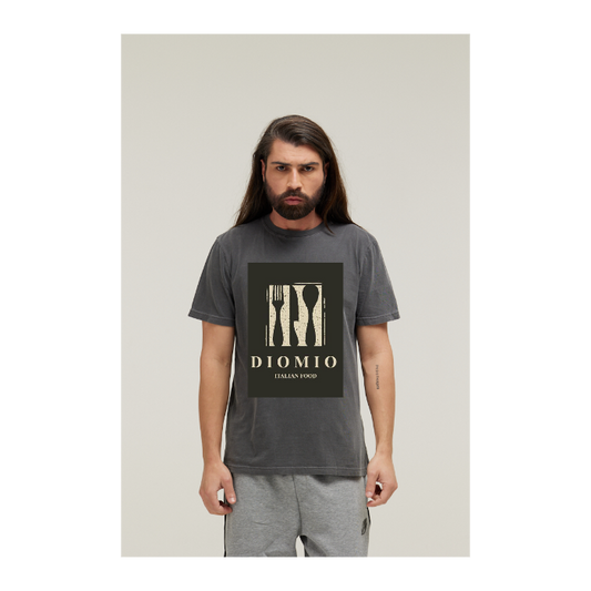 Camiseta Estonada Cinza Chumbo
