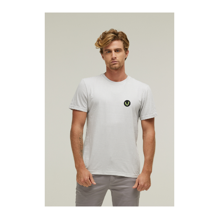 Camiseta Estonada Branco Gelo