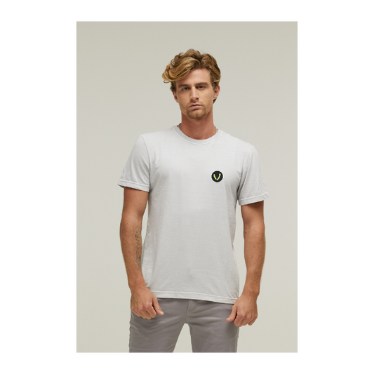Camiseta Estonada Branco Gelo