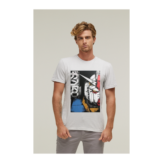 Camiseta Estonada Branco Gelo