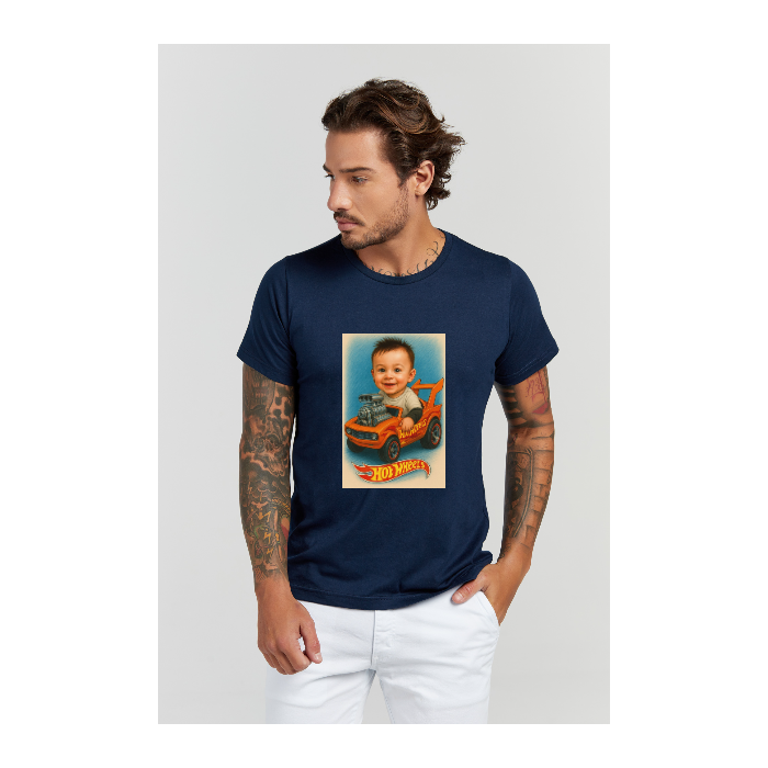 Camiseta Premium Azul Marinho