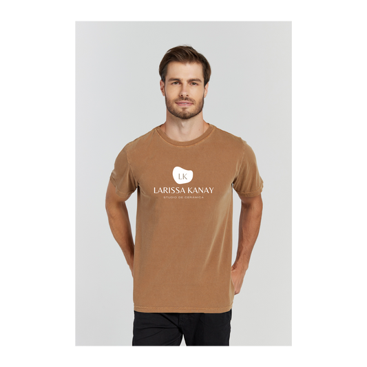 Camiseta Estonada Marrom