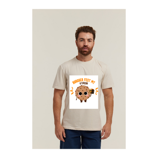 Camiseta Pima Areia