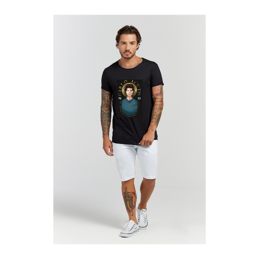 Camiseta Longline Preto