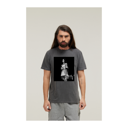 Camiseta Estonada Cinza Chumbo