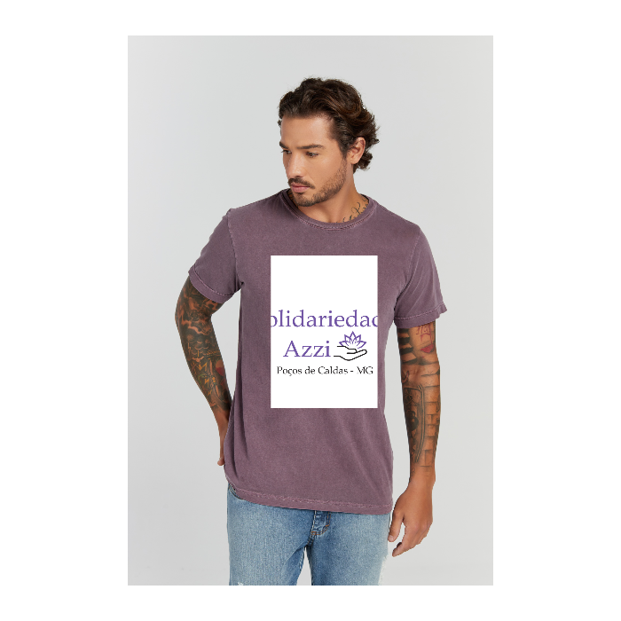 Camiseta Estonada Roxo
