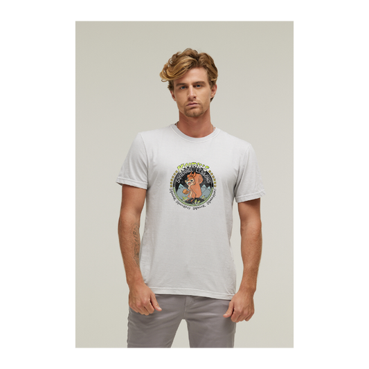 Camiseta Estonada Branco Gelo