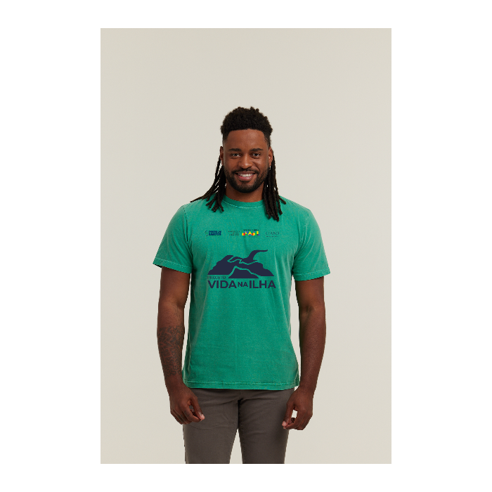 Camiseta Estonada Verde Bandeira