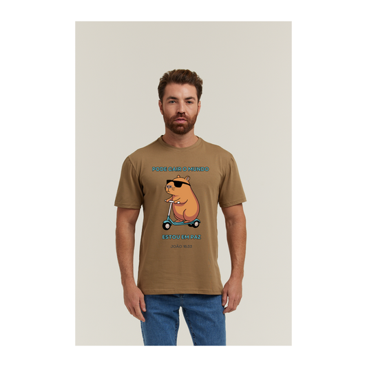 Camiseta Pima Verde Militar