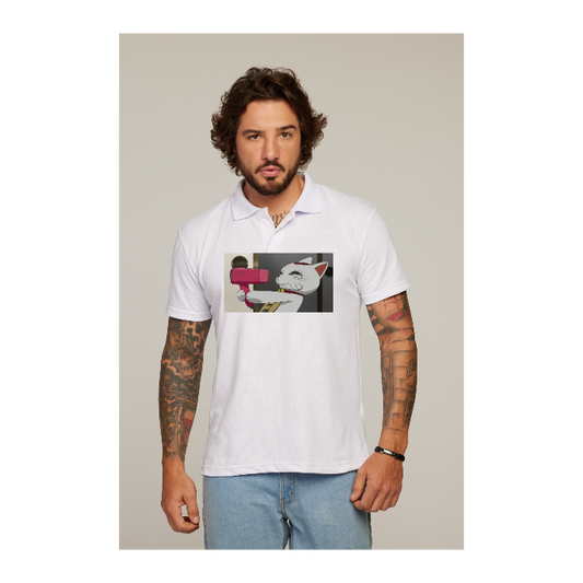 Camisa Polo Branca