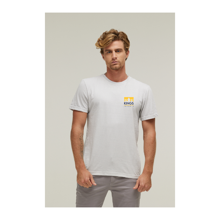 Camiseta Estonada Branco Gelo