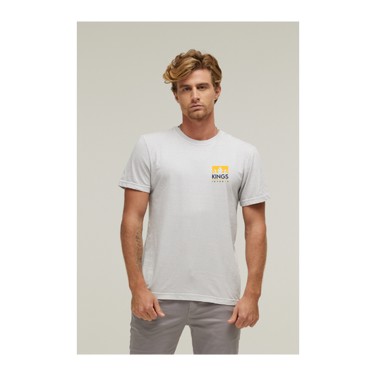 Camiseta Estonada Branco Gelo
