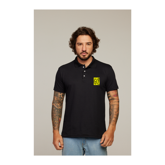 Camisa Polo Preta