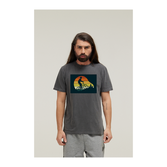 Camiseta Estonada Cinza Chumbo