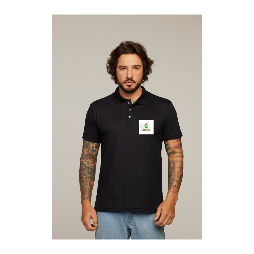 Camisa Polo Preta