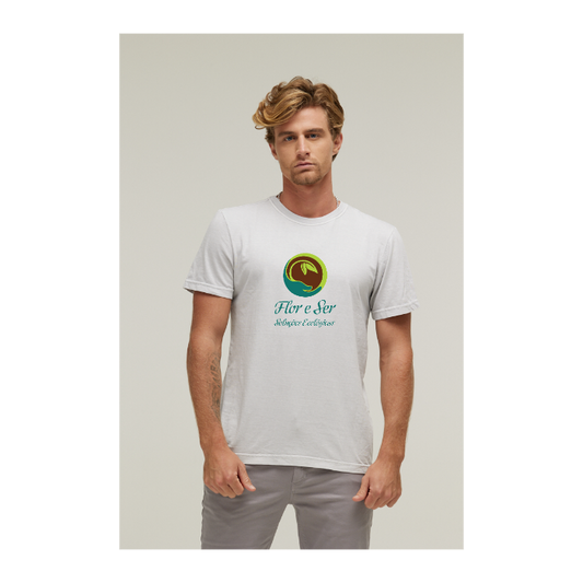 Camiseta Estonada Branco Gelo