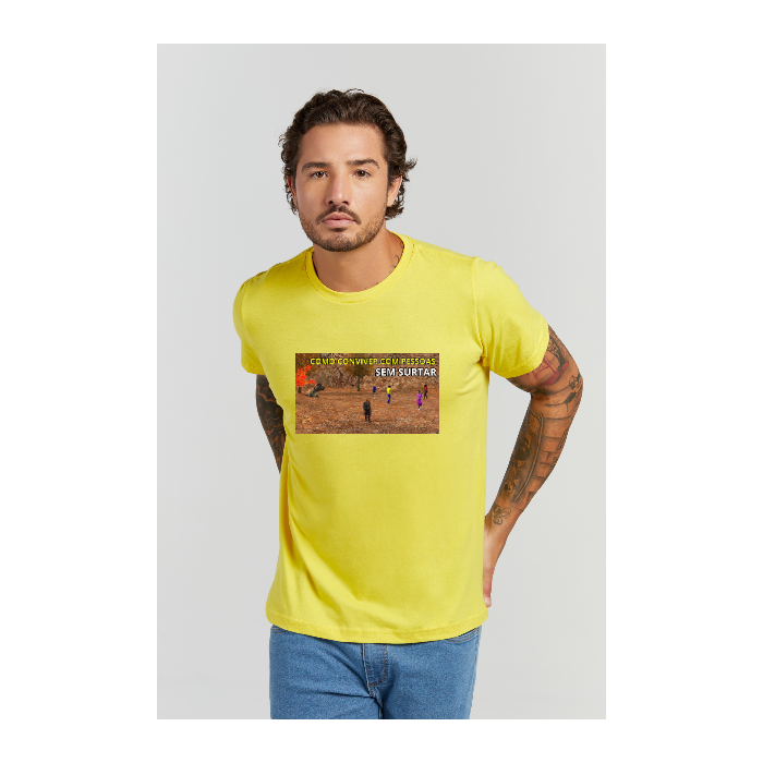 Camiseta Premium Amarelo Canário
