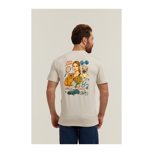 Camiseta Pima Areia