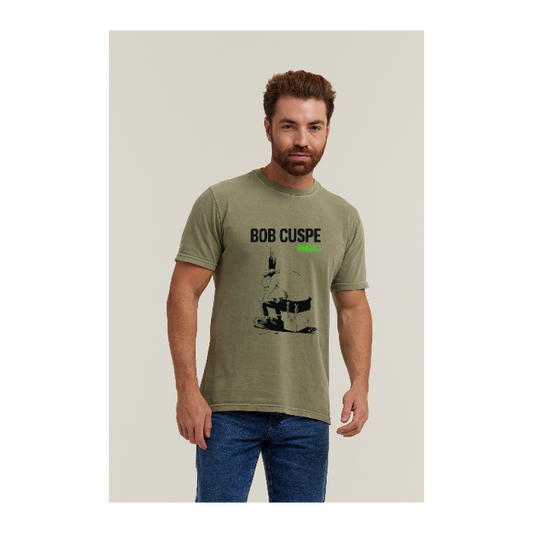 Camiseta Estonada Verde Militar
