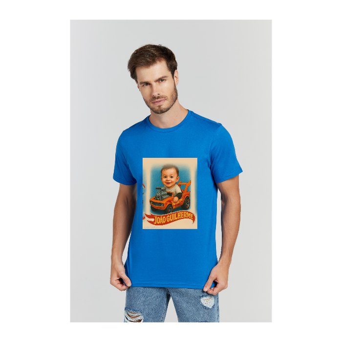 Camiseta Premium Azul Royal