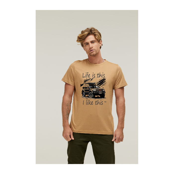 Camiseta Premium Caramelo
