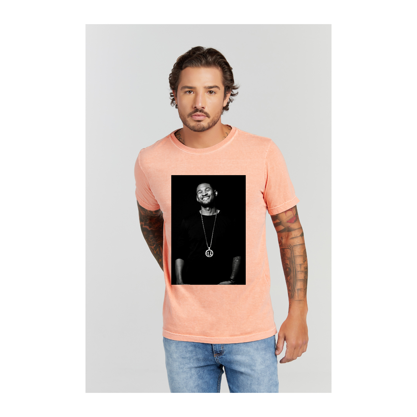 Camiseta Estonada Laranja