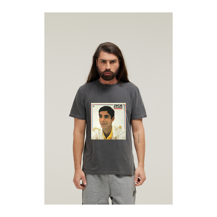 Camiseta Estonada Cinza Chumbo