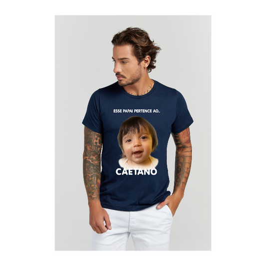 Camiseta Premium Azul Marinho