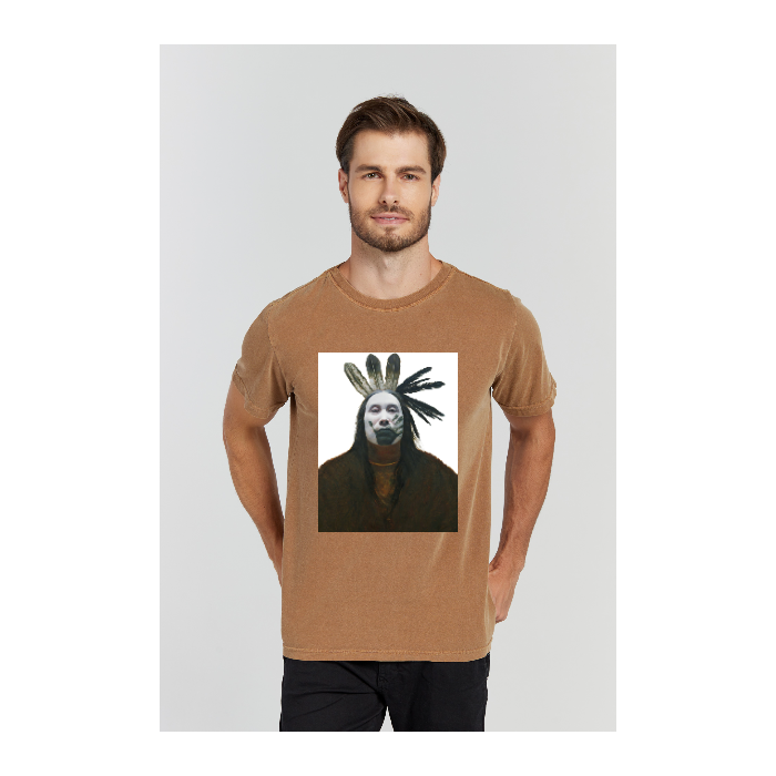 Camiseta Estonada Marrom
