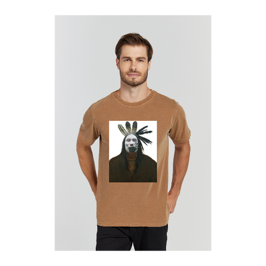 Camiseta Estonada Marrom