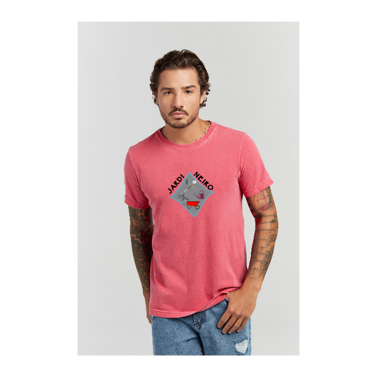 Camiseta Estonada Vermelho