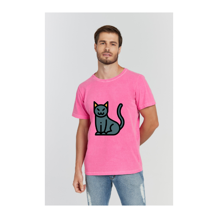 Camiseta Estonada Rosa Pink