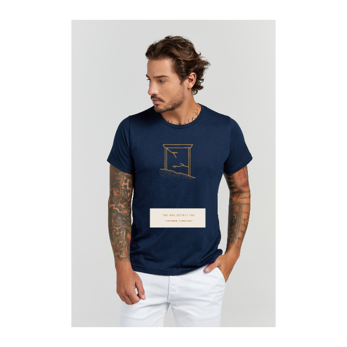 Camiseta Premium Azul Marinho
