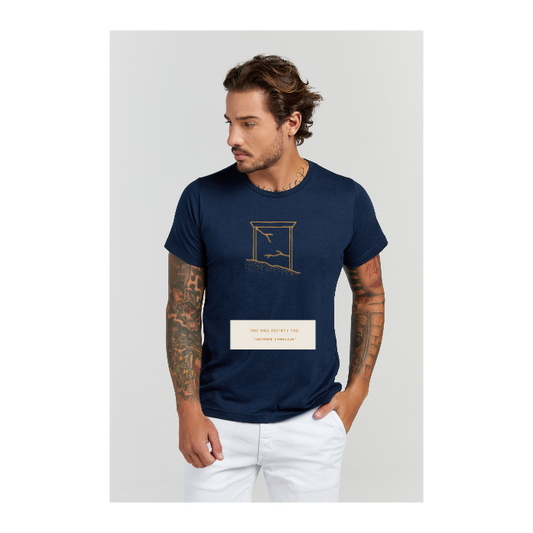 Camiseta Premium Azul Marinho