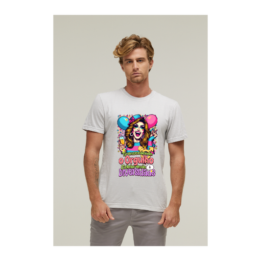 Camiseta Estonada Branco Gelo