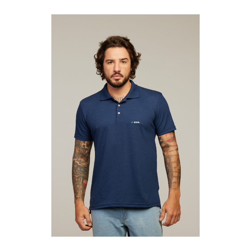 Camisa Polo Azul Marinho